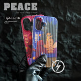 Colorful Gradient Super Saiyan 4 Phone Case- Goku & Vegeta